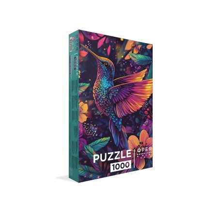 Пазл 1000 элементов ФРЕЯ "Колибри в волшебном саду" PZL-1000/99