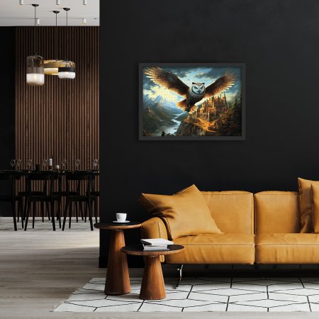 Пазл 1500 элементов ФРЕЯ "Сова над зачарованным замком" PZL-1500/31