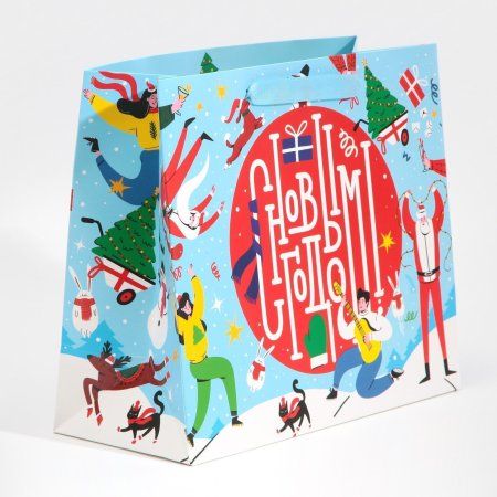 Пакет ламинированный горизонтальный "Веселье" ML 27 x 23 x 11.5 см SIM-7695742