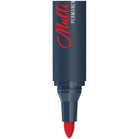 Маркер перманентный Berlingo "Multiline PE300" 3 мм, пулевидный, красный RE-BMc_16203