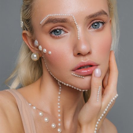 Жемчуг для декора на клеевой основе d=6 мм набор 100 шт АУ SIM-9762405 Жемчуг для декора на клеевой основе d=6 мм набор 100 шт АУ SIM-9762405