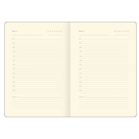 Ежедневник недатированный A5 136л. Greenwich Line "Your choice. Sage" кожзам, тон. блок, цветной срез RE-ENA5_53246