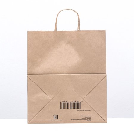 Пакет бумажный "Крафт" с кручеными ручками 32 х 20 х 37 см 90 г/м2 SIM-9935784