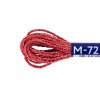 Нитки для вышивания GAMMA мулине NM металлик 6 м красный/серебристый MG-NM-72