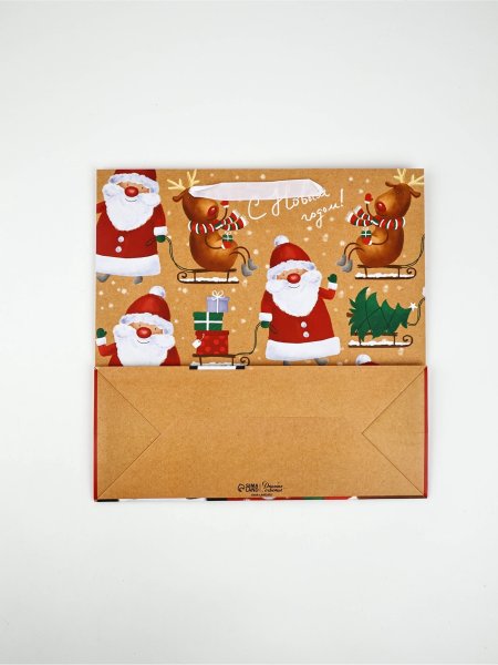 Пакет подарочный ламинированный 30 × 30 × 12 см "Весёлая компания" SIM-4984241