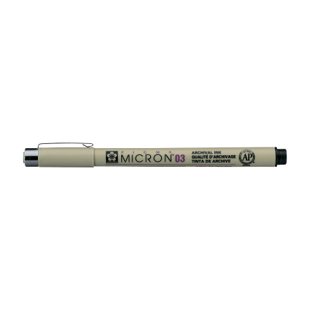 Ручка капиллярная SAKURA Pigma Micron 0.35 мм Черный RTXSDK0349