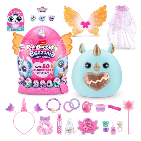 Игровой набор-сюрприз ZURU Rainbocorns Eggzania Fairy Mania S1 с акс. в ассортименте, большой IT-92106