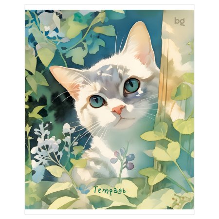 Тетрадь 48л. A5 клетка BG "Глазастики" эконом RE-Т5ск48_64181