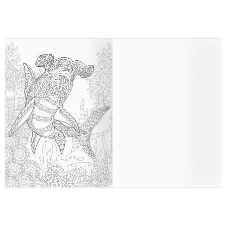 Раскраска А4 ТРИ СОВЫ "Антистресс. Подводное царство" 16 стр. RE-PА4_58090