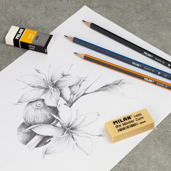 Карандаш чернографитный MILAN 4B, треугольный ML-71230512