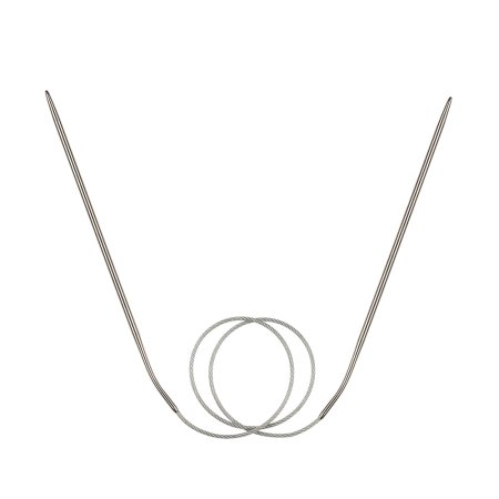 Спицы круговые GAMMA сталь d 2.75 мм 60 см с металлической леской MKF-275
