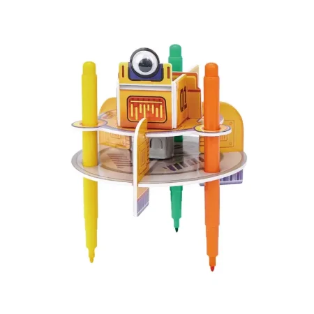 Набор для сборки CubicFun STEM National Geographic Рисующий робот UT-DS1119h