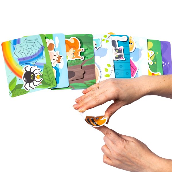 Игровой набор на липучках 10KOR PLASTIC "Кто где живет?" 3+ KOR-02866