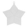 Канва GAMMA пластиковая 100% полиэтилен 1 шт 15 x 13 см "звезда" большая KPL-06