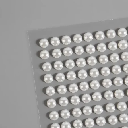 Жемчуг для декора на клеевой основе d=6 мм набор 100 шт АУ SIM-9762405 Жемчуг для декора на клеевой основе d=6 мм набор 100 шт АУ SIM-9762405