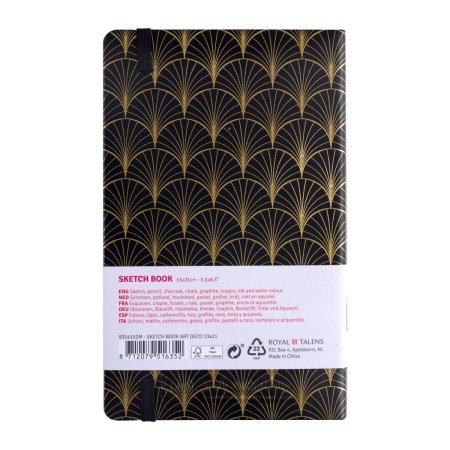 Блокнот для зарисовок ART CREATION 140 г/м2 13 x 21 см 80 л, Art Deco RT9314152M