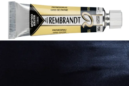 Краска акварельная REMBRANDT туба 10 мл №708 Серый Пейна RT05017080