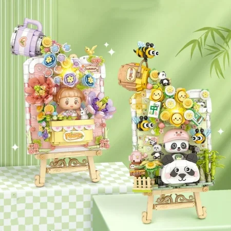 Конструктор LOZ "Панда с пчёлами" IT-1302_MK