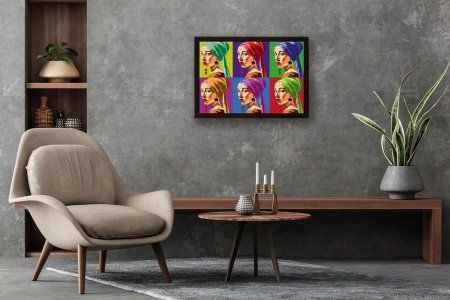 Пазл 500 элементов ФРЕЯ "Девушка в серёжках. Поп-арт" PZL-500/47