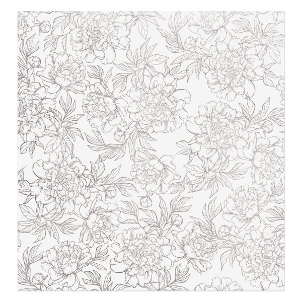 Бумага для скрапбукинга двусторонняя 10 л 30.5 x 32 см 190 г/м2 "Цветочные кружева" SIM-3608554