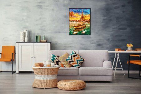 Набор для раскрашивания по номерам (холст на подрамнике) ФРЕЯ 50 х 40 см "Сказочный Париж" PNB/PL-091 Набор для раскрашивания по номерам (холст на подрамнике) ФРЕЯ 50 х 40 см "Сказочный Париж" PNB/PL-091