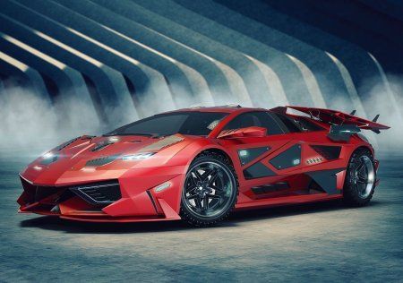 Пазл 1000 элементов ФРЕЯ "Красный спорткар" PZL-1000/42