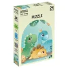 Пазл ТРИ СОВЫ 24 maxi "Милые динозавры" RE-ПК24М_54528