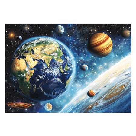 Пазл 1000 элементов ФРЕЯ "Премиальная коллекция. Парад планет" TOP-PZL-1000/06