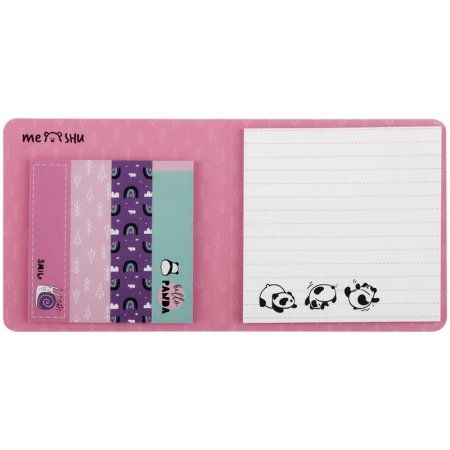 Флажки-закладки и самоклеящиеся блоки в наборе MESHU "Cute friends" 74 x 74 мм 60 x 15 мм 25 л европодвес RE-MS_87835