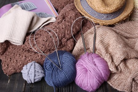 Спицы круговые GAMMA сталь d 5.0 мм 60 см с металлической леской MKF-50