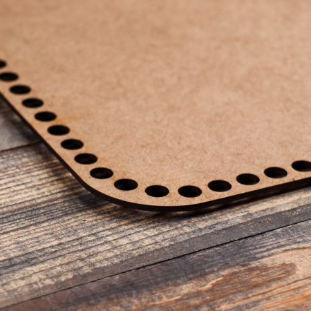 Заготовка для вязания "Квадрат скруглённый" 30 х 30 см, d 10 мм донышко хдф SIM-4874104