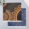 Бумага для скрапбукинга двусторонняя 5 л 30.5 x 32 см 180 г/м2 "Мехенди и геометрия серебро" SIM-7986341