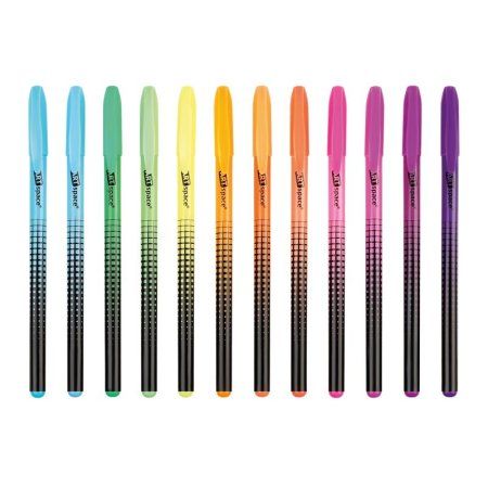 Набор гелевых ручек ArtSpace "Abstraction" 12 шт 12 цв 1.0 мм, неоновые, ПВХ чехол RE-GP12_96897
