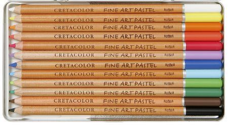 Набор пастельных карандашей CRETACOLOR Fine Art Pastel 12 шт мет.пенал CR47012 Набор пастельных карандашей CRETACOLOR Fine Art Pastel 12 шт мет.пенал CR47012