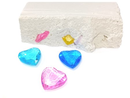 Научно-познавательный набор "Раскопки: 9 артефактов" 5 сердец, 1 единорог, 3 кольца KOR-05117