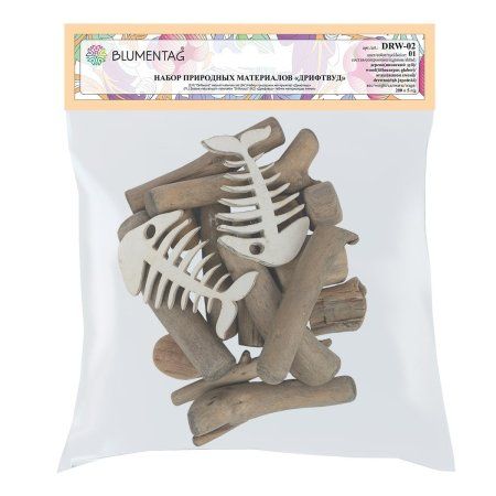 Набор природных материалов "дрифтвуд" Blumentag 200 ± 5 г DRW-02-01