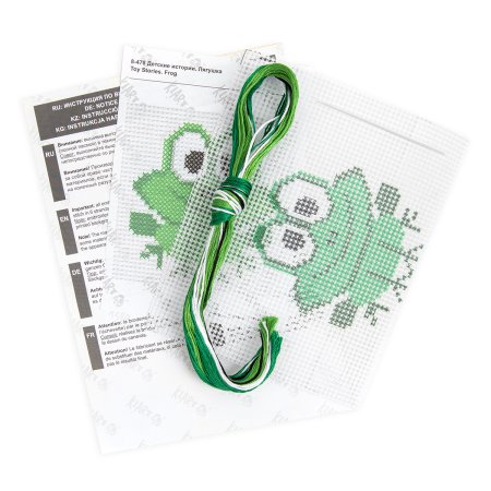 Набор для детского творчества KLART "Детские истории. Лягушка" 12 х 12 см 8-478