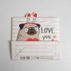 Пакет подарочный "Love you" 25 x 26 x 10 см SIM-5266625