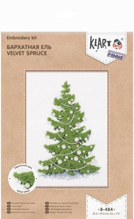 Набор для вышивания KLART "Бархатная ель" 13.5 х 19.5 см 8-484 Набор для вышивания KLART "Бархатная ель" 13.5 х 19.5 см 8-484