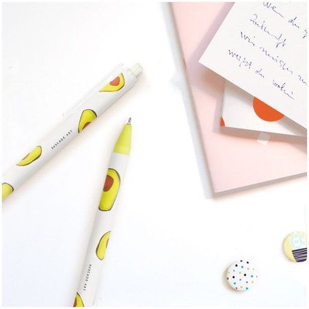 Ручка шариковая автоматическая Greenwich Line "Avocado art" синяя, 0.7 мм, игольчатый стержень, софт-тач RE-GL_25606