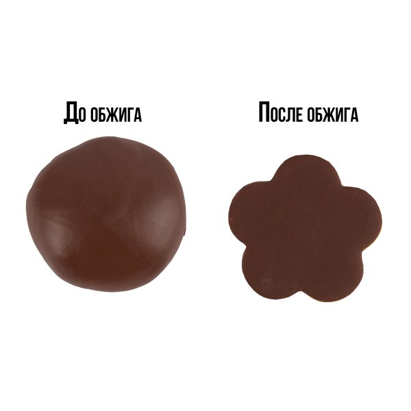 Полимерная глина CRAFT&CLAY 52 г №1078 горячий шоколад CCH-52-1078