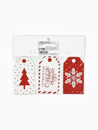 Набор шильдиков "Незабываемого Нового года" 6 шт 8 x 4.5 см SIM-4308349