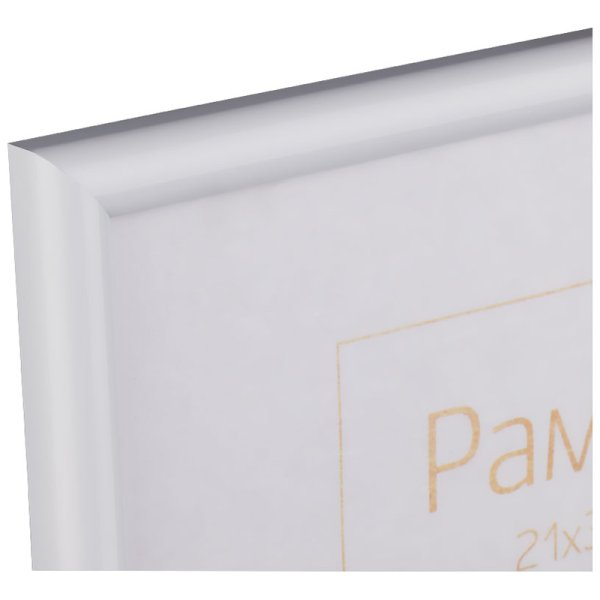 Рамка пластиковая OfficeSpace "Basic" 21 x 30 см, небьющееся стекло, белая RE-РП_41692