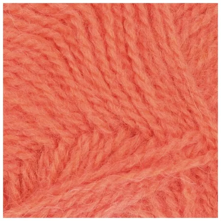 Пряжа Пехорская ПТ "Ангорская теплая" 60% акрил, 40% шерсть 1 х 100 г 480 ± 29 м №396 настурция PEH-ANG-396