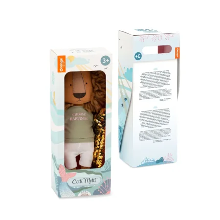 Мягкая игрушка ORANGE TOYS Лев Саймон: Зелёная толстовка 30 см ORT-CM05-16/S26