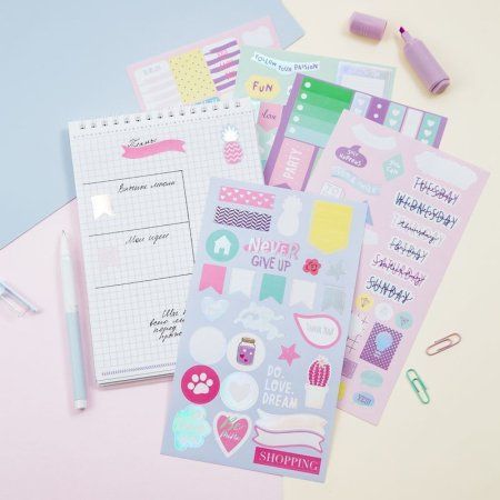 Набор бумажных наклеек MESHU "Grace" 5 шт RE-MS_43766