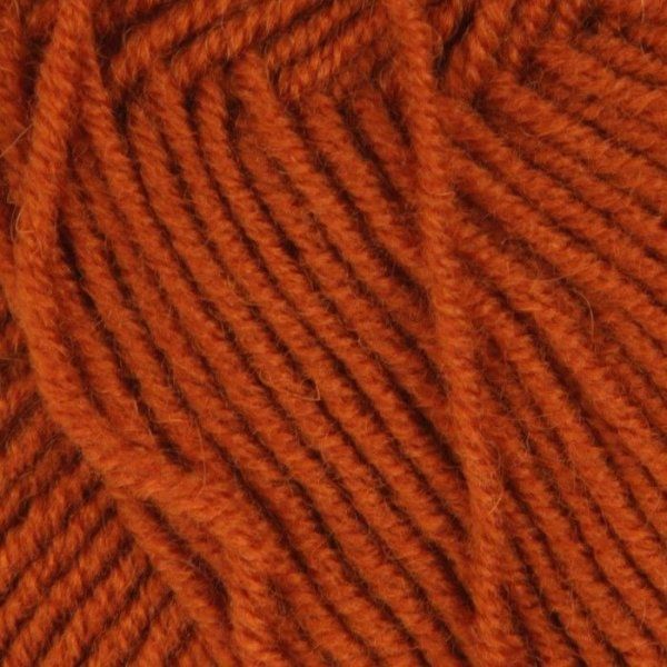 Пряжа Пехорская ПТ "Удачная" 50% шерсть, 50% акрил 1 х 100 г 250 ± 29 м №194 рыжик PEH-UDA-194