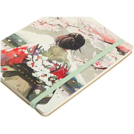 Записная книжка А5 80л. Greenwich Line "Sakura. Wise beauty" ЛАЙТ, кожзам, с резинкой, тиснение фольгой, блок в линию RE-NA5_51394