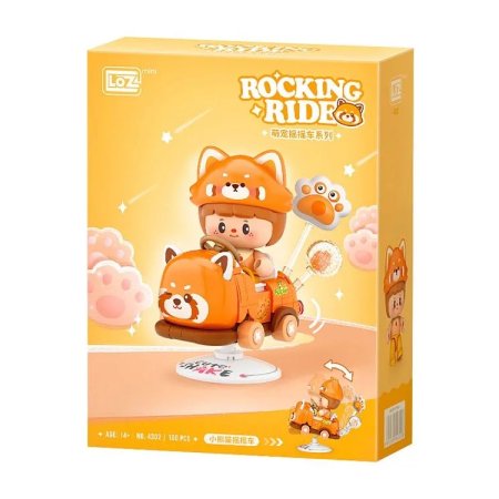 Конструктор LOZ "Аттракцион Красная панда" IT-4302_MK