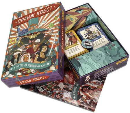 Настольная игра: Оранж Квест: в погоне за Конфетным Джо (3 издание) MIR-MG-0001